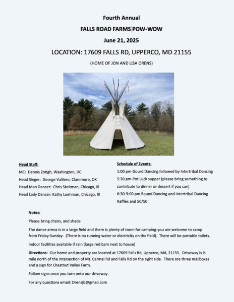 4th Annual Falls Road Pow Wow 2025